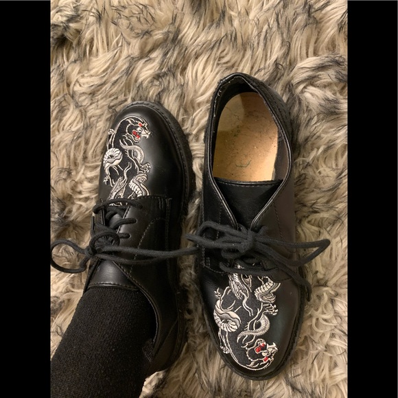 Panther black shoes size 8 - Picture 6 of 9